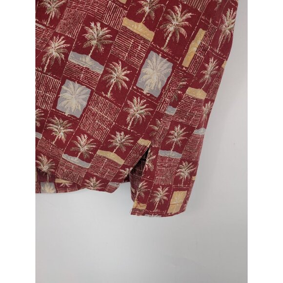 Vintage Tori Richard Hawaiian Shirt Men Size M Button Up Palm Tree Tropical USA - Picture 6 of 8